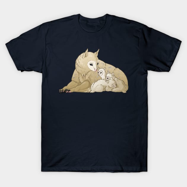 Owlbear Family T-Shirt by Khalico